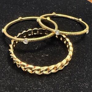 Graziano Gold-Tone Bracelet Set